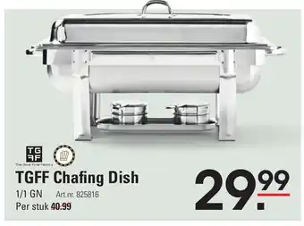 Sligro TGFF Chafing Dish aanbieding