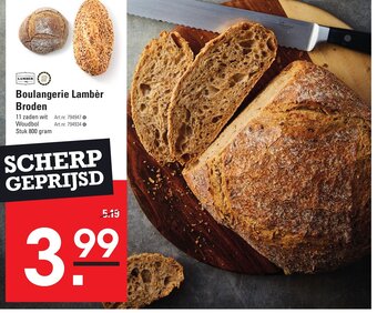 Sligro Boulangerie Lamber Broden aanbieding