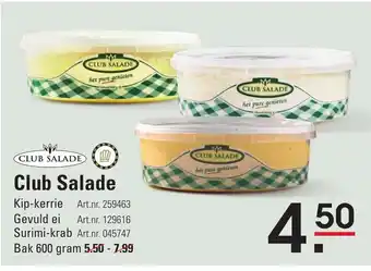 Sligro Club Salade 600 gram aanbieding