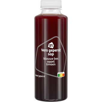 Albert Heijn Ah vers sap blauwe bes limoen appel aanbieding