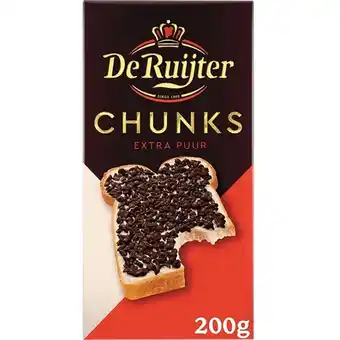 Albert Heijn De ruijter chunks extra puur aanbieding