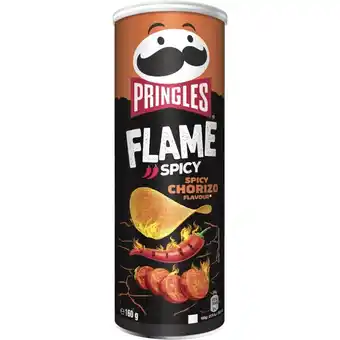 Albert Heijn Pringles flame spicy chorizo flavour aanbieding