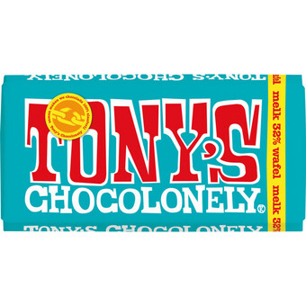 Albert Heijn Tony's chocolonely melk pennywafel aanbieding