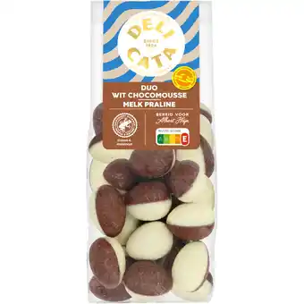 Albert Heijn Delicata duo witte chocolademousse melk praline aanbieding
