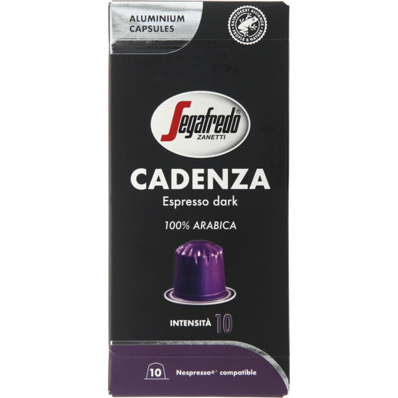 Segafredo cadenza espresso dark capsules aanbieding bij Albert Heijn