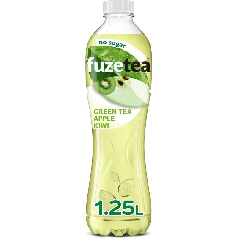 Fuze tea green tea apple kiwi no sugar aanbieding bij Albert Heijn