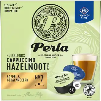 Albert Heijn Perla huisblends dolce gusto cappuccino hazelnoot aanbieding