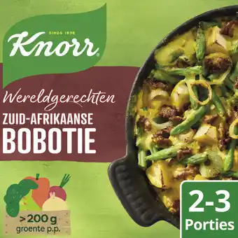 Albert Heijn Knorr wereldgerechten zuid-afrikaanse bobotie aanbieding