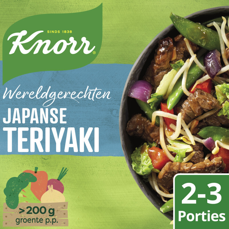 Knorr wereldgerechten japanse teriyaki aanbieding bij Albert Heijn
