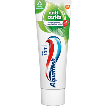 Albert Heijn Aquafresh anti-caris tandpasta aanbieding