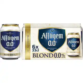 Albert Heijn Affligem blond 0.0 6-pack aanbieding