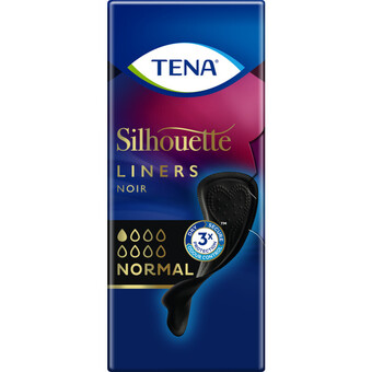 Albert Heijn Tena silhouette noir liner aanbieding