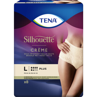 Albert Heijn Tena pants silhouette crème maat l aanbieding