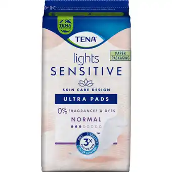 Albert Heijn Tena lights sensitive normal aanbieding