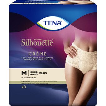 Albert Heijn Tena pants silhouette crème maat m aanbieding