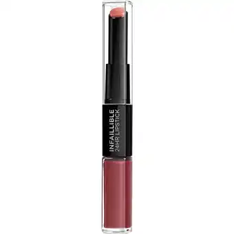 Albert Heijn L'oréal infallible lipstick 507 relentless rouge aanbieding