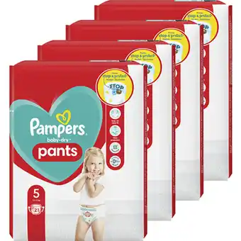 Albert Heijn Pampers baby dry luierbroekjes mt 5 voordeelpak aanbieding