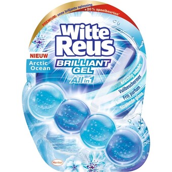 Albert Heijn Witte reus toiletblok brilliant gel arctic ocean aanbieding