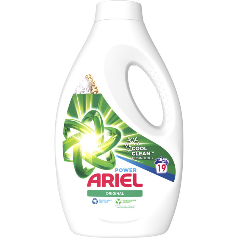 Ariel original vloeibaar wasmiddel aanbieding bij Albert Heijn