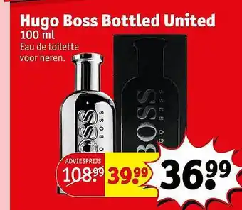 Kruidvat Hugo boss bottled united aanbieding