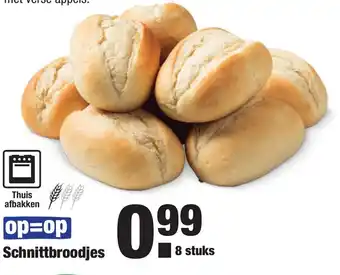 ALDI Schnittbroodjes 8 stuks aanbieding