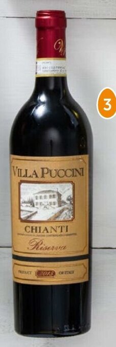 Coop Villa Puccini chianti granreserva 750ml aanbieding