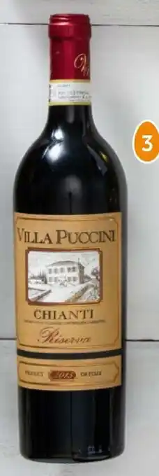 Coop Villa Puccini chianti granreserva 750ml aanbieding