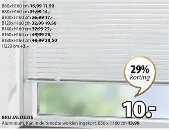 Jysk Bru  Jaloezie B50 x H160 cm aanbieding