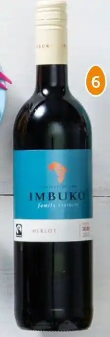 Coop Imbuko merlot 750ml aanbieding