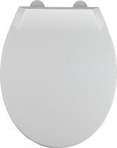 Bol.com Allibert wc-bril mila - thermoplastiek - soft close - inox scharnieren - afklikbaar - wit aanbieding