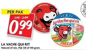 Dekamarkt La vache qui rit 140gram aanbieding