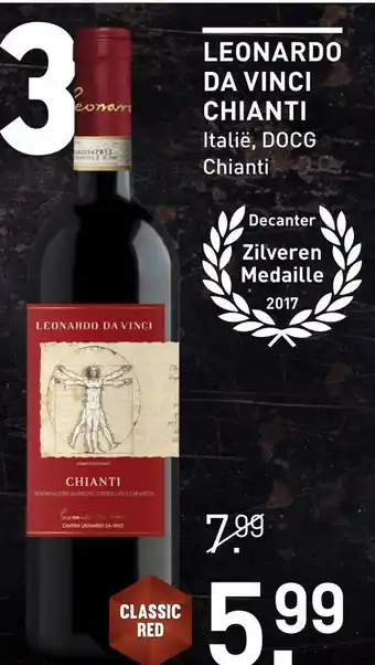 Gall & Gall Leonardo Da Vinci Chianti 75CL Wijn aanbieding