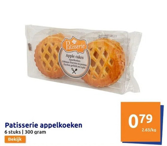Action Patisserie appelkoeken aanbieding