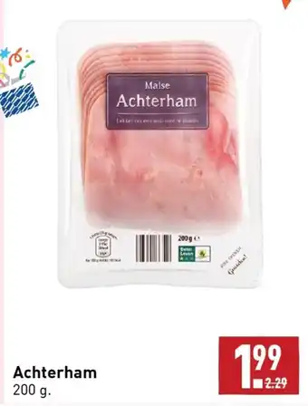 ALDI Achterham 200g aanbieding