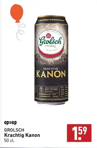 ALDI Grolsch krachtig kanon 50cl aanbieding