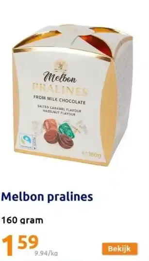 Action Melbon pralines aanbieding