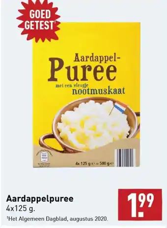 ALDI Aardappelpuree 4x125g aanbieding