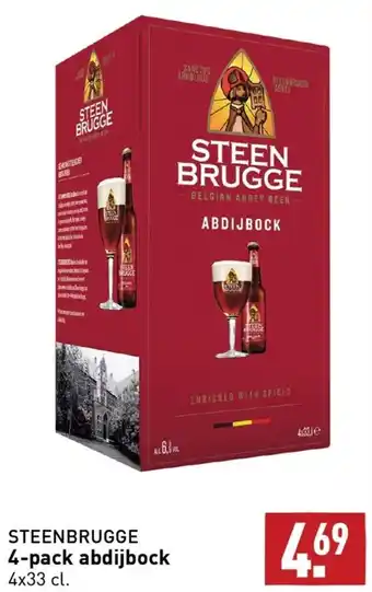 ALDI Steenbrugge 4-pack abdijbock 4x33cl aanbieding