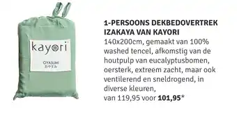 Nijhof 1-Persoons dekbedovertrek izakaya van kayori aanbieding