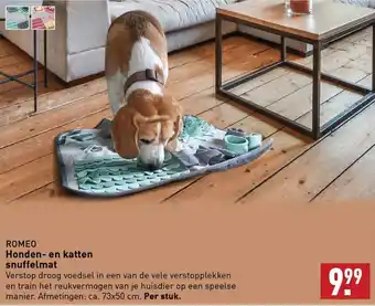 ALDI Romeo honden- en katten snuffelmat per stuk aanbieding