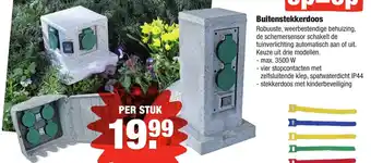 ALDI Buitenstekkerdoos aanbieding