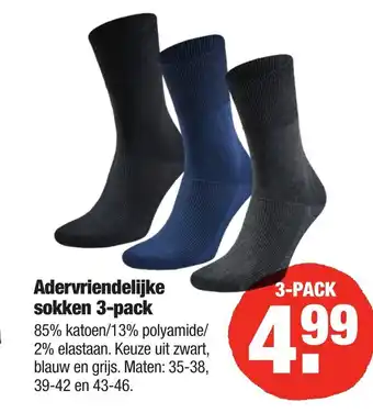 ALDI Adervriendelijke sokken 3-pack aanbieding