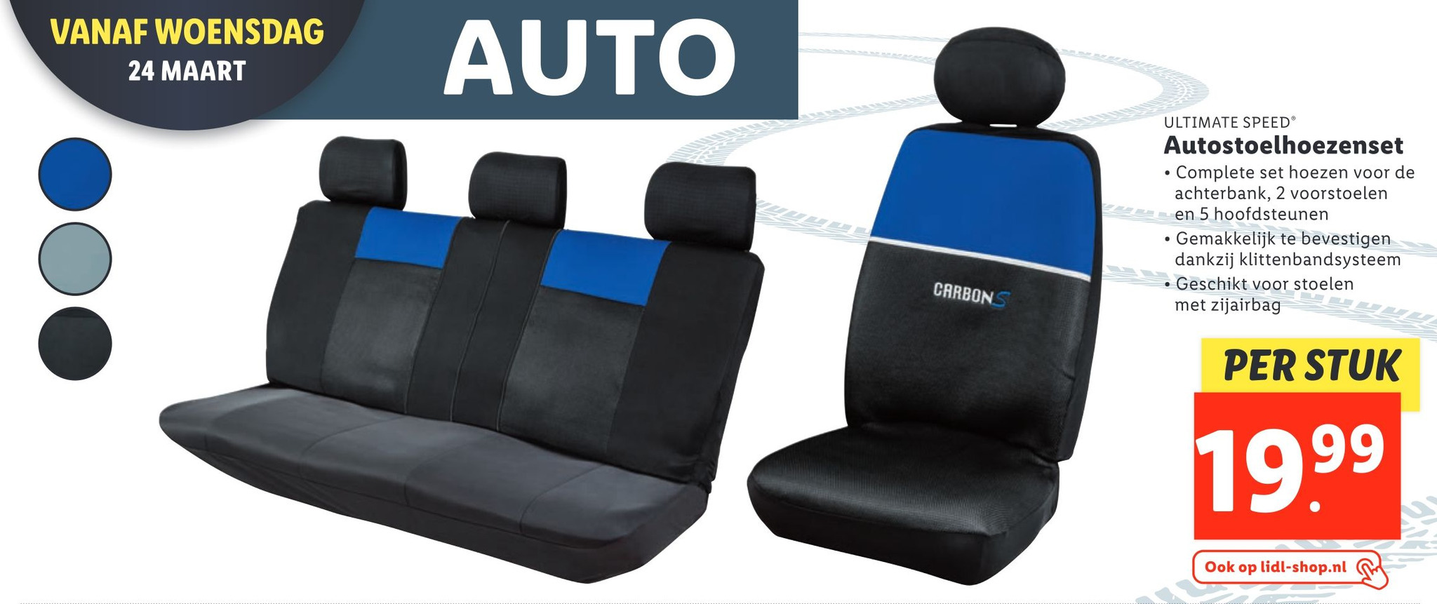 Autostoelhoezenset aanbieding bij Lidl