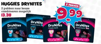 Boon`s Markt Huggies drynites aanbieding