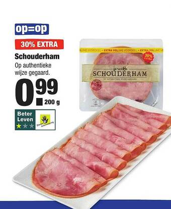 ALDI Schouderham 200g aanbieding