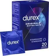Bol.com Durex condooms - originals - extra safe - 20 stuks aanbieding