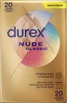 Bol.com Durex condooms - nude - extra dun - huid op huid sensatie - 20 stuks aanbieding