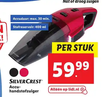 Lidl SilverCrest accu-handstofzuiger per stuk aanbieding