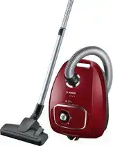 Bol.com Bosch bgls4x201 serie 4 - stofzuiger met zak - rood aanbieding