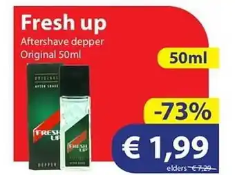 Die Grenze Fresh up aftershave depper original 50ml aanbieding